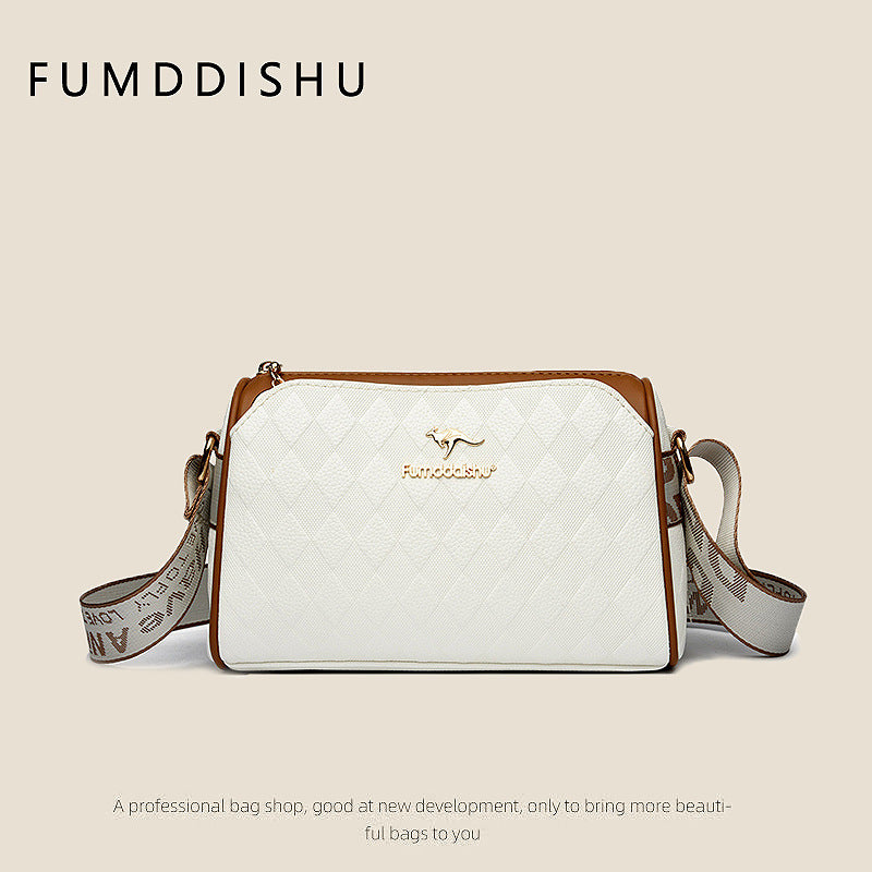 💕Fashion Diamond Pattern Large Capacity 3-Layer Crossbody Bag🔥