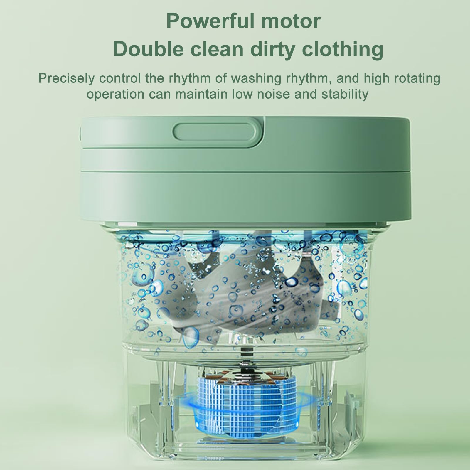 Portable Washing Machine -Portable Washer Washing Machine with Drain Basket for Travelling. Camping. Apartment. Dorm