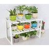 Adjustable Kitchen Storage Rack Pool Space Arrangement Frame Under-Sink Storage Shelves 2 Tier