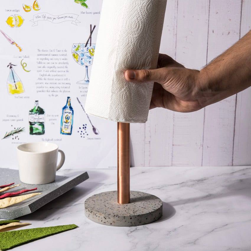 Fuse Paper Towel Holder - Terrazzo Grey