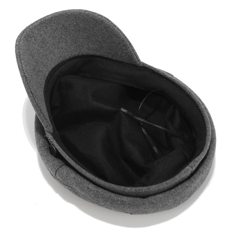 Unisex Retro Classic Style Solid Color Beret Hat