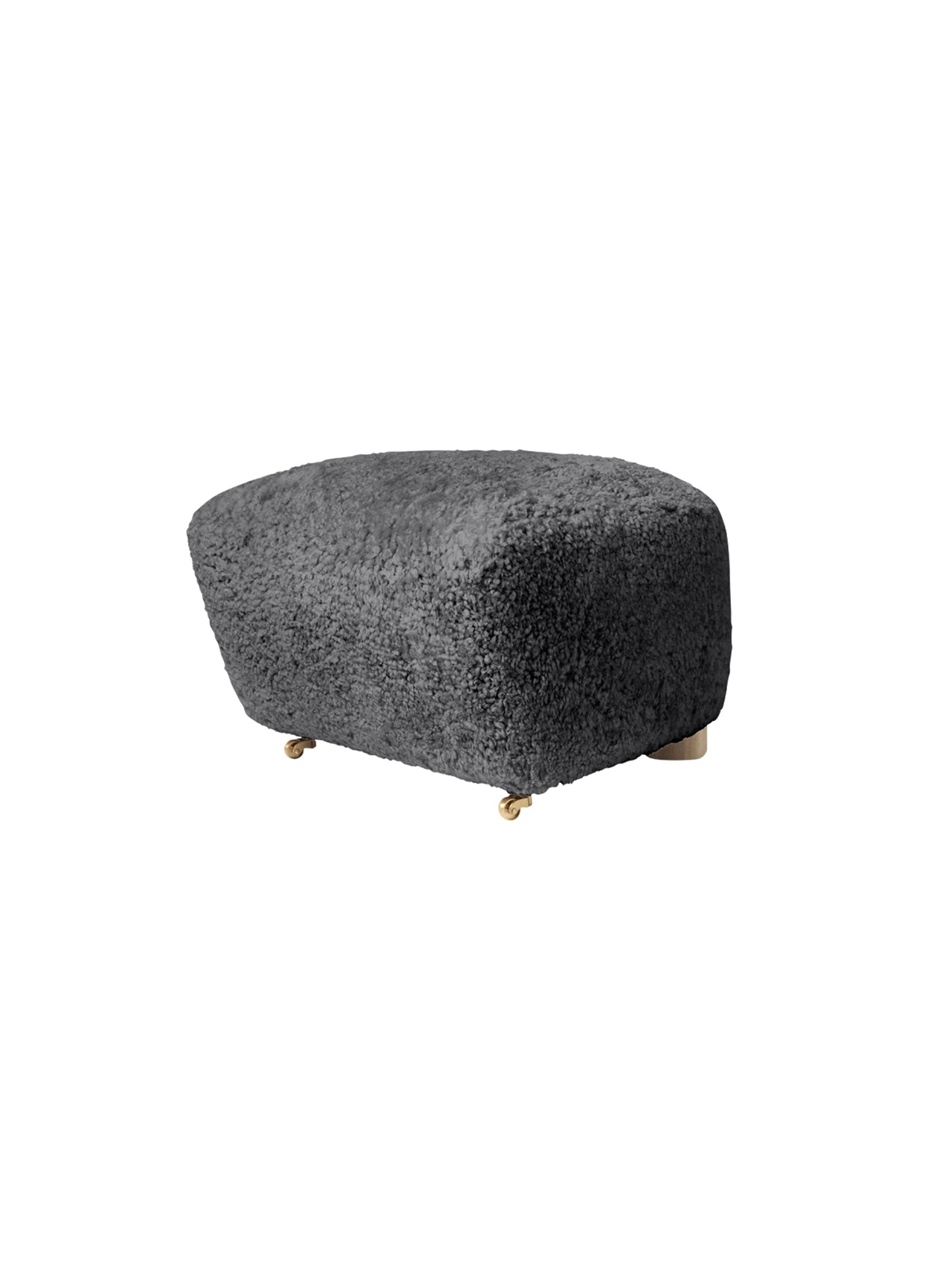 Tired Man Ottoman. Sheepskin