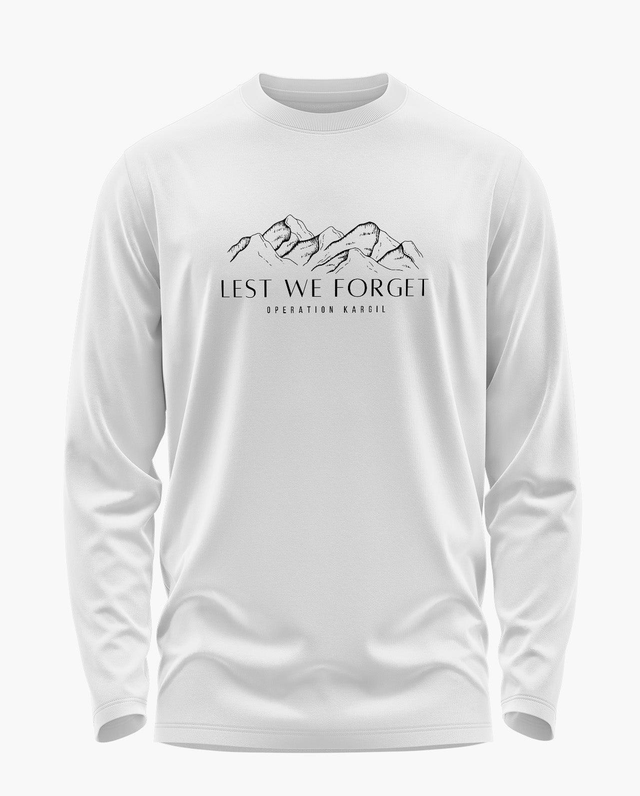 Lest we forget Full Sleeve T-Shirt