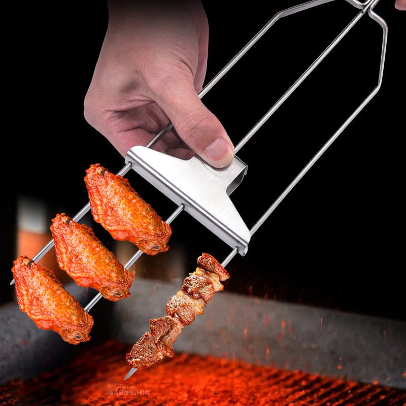 🔥LAST DAY-49% OFF🔥Three-Way Grill Skewers🥂