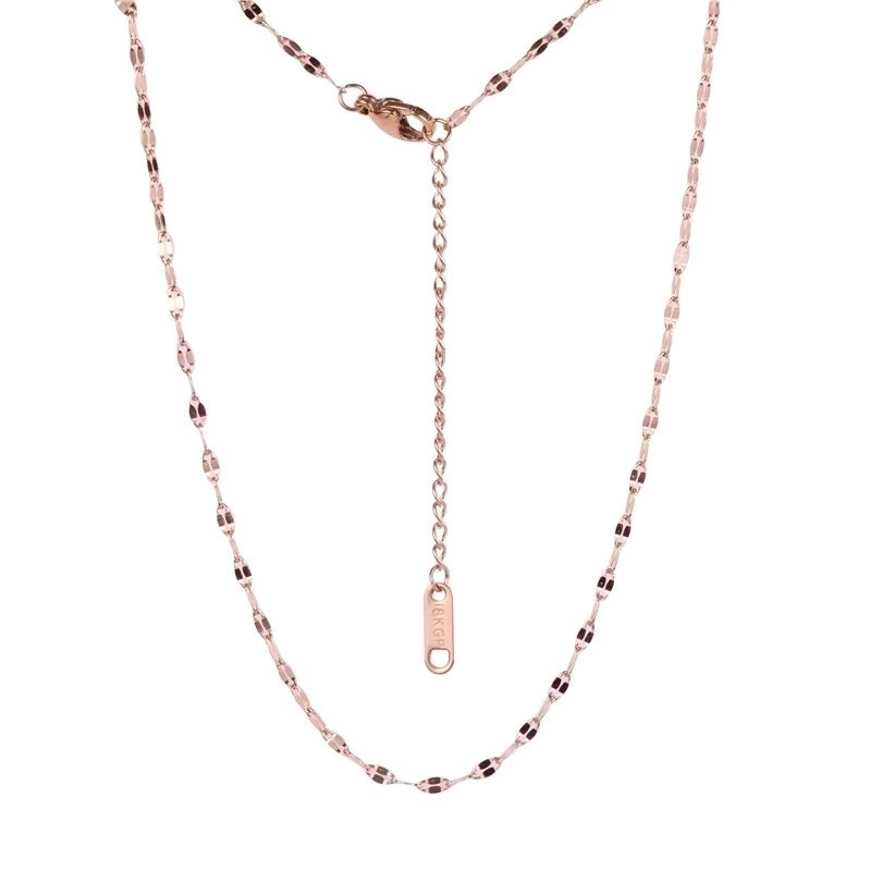 5 Pieces Fashion Geometric Stainless Steel Plating Necklace