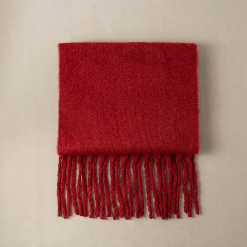 Brown Striped Scarf Women's Autumn And Winter  Trendy Winter Warm Imitation Cashmere Windproof Scarf For Students
