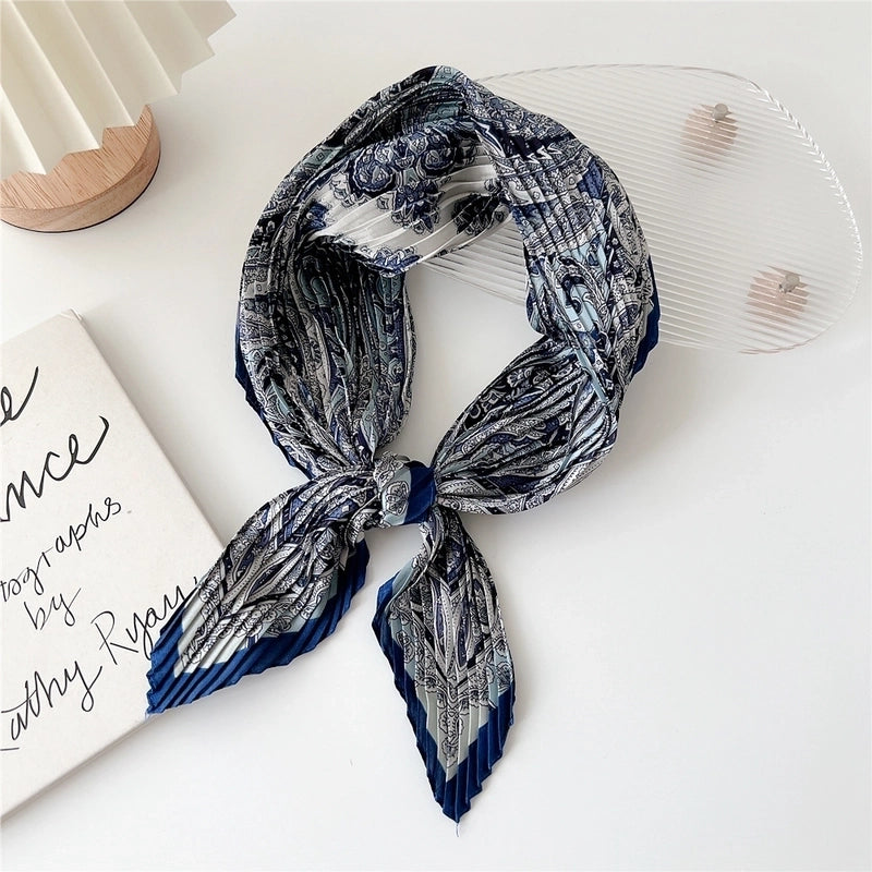 Women's Elegant Printing Polyester Printing Silk Scarf