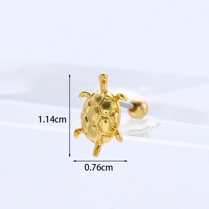 Ear Cartilage Rings & Studs Exaggerated Animal 316L Stainless Steel  Copper