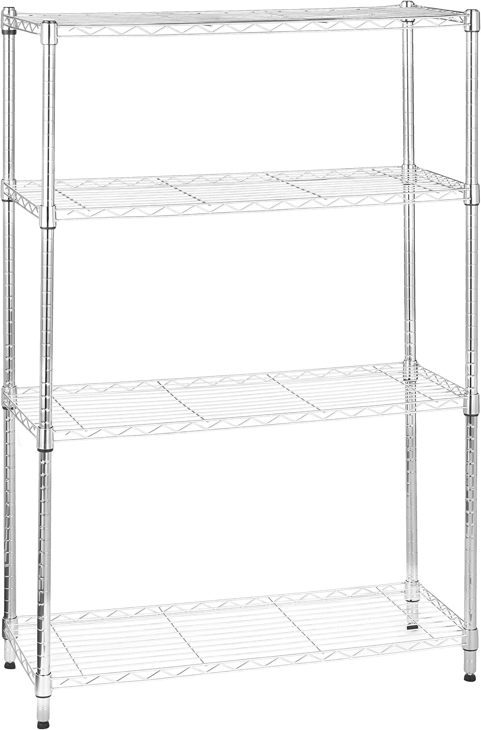Amazon Basics 5-Shelf Adjustable Heavy Duty Steel Wire Rack Storage Shelving Organizer for Kitchen, Garage, 36