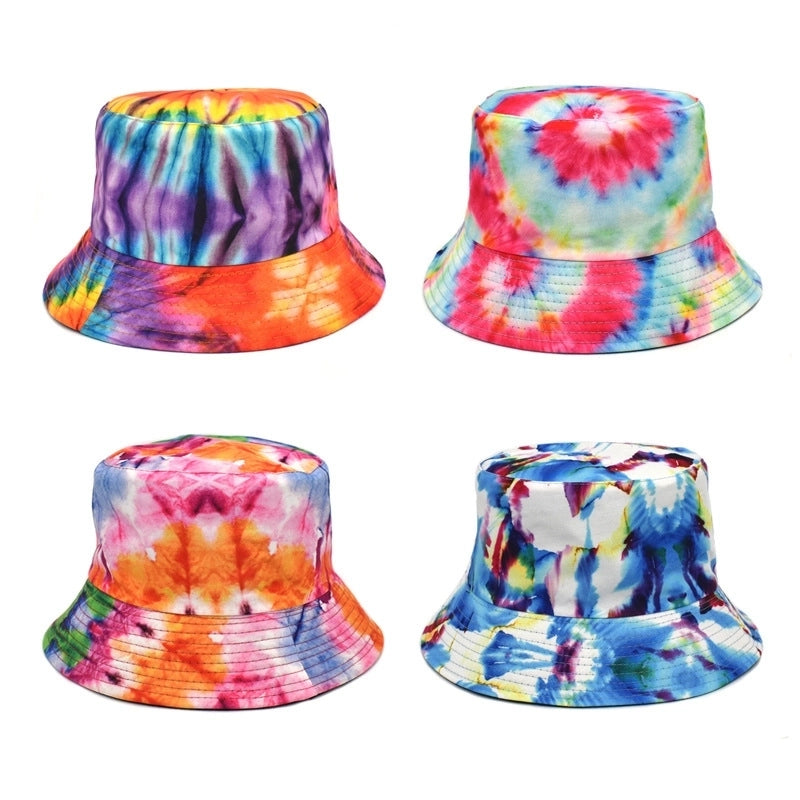 Unisex Hip-hop 3d Print Color Block Elephant Flat Eaves Bucket Hat