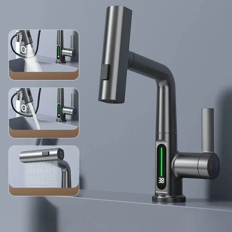 Dynamic Digital Waterfall Faucet