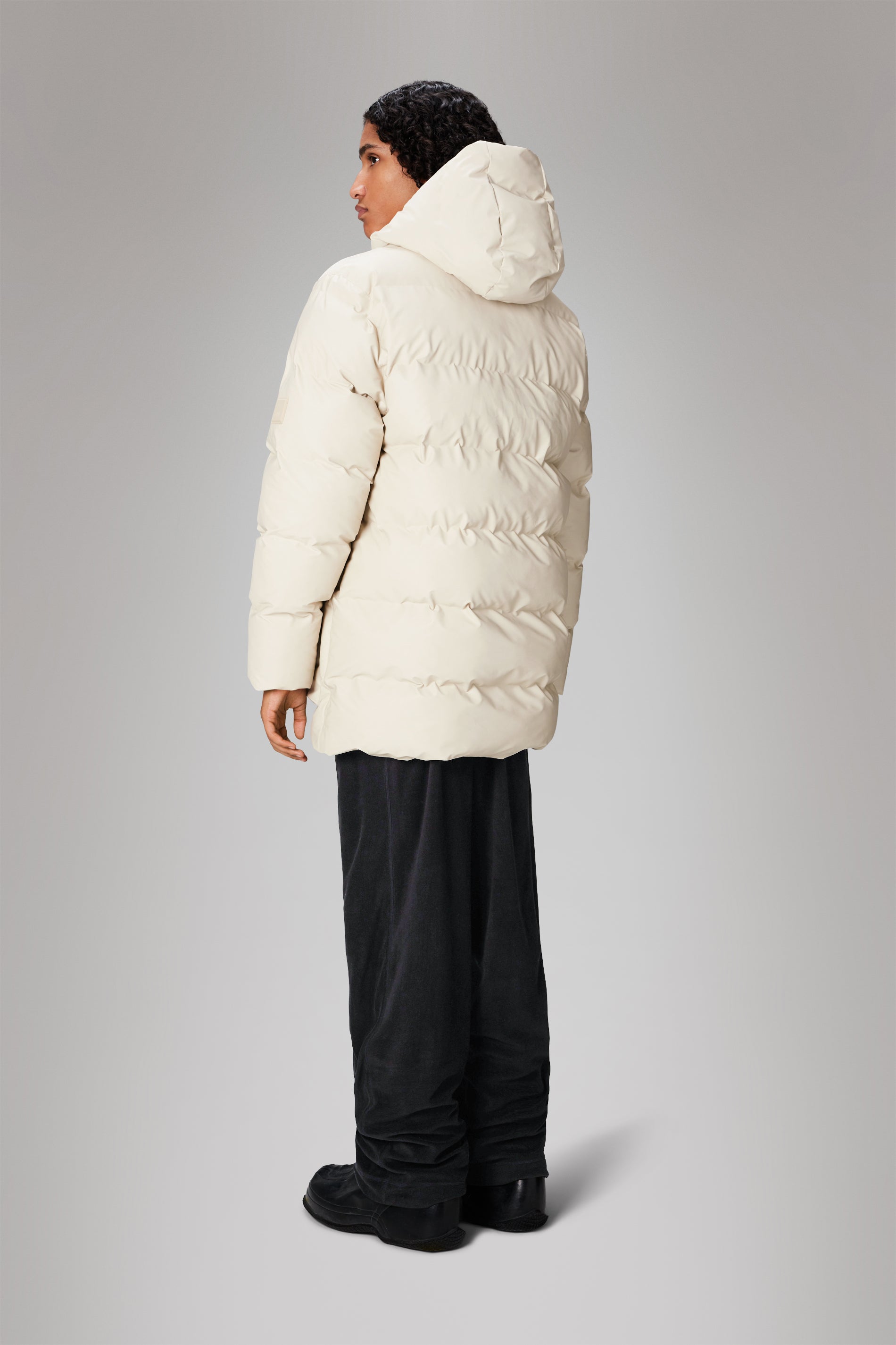 Long Puffer Cargo Jacket