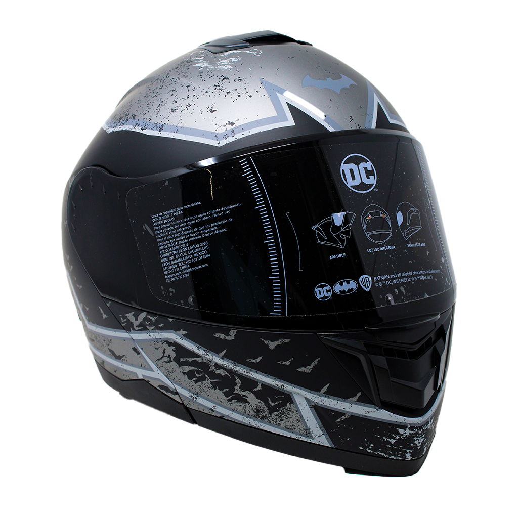 Casco Kov Zero DC Batman Gris