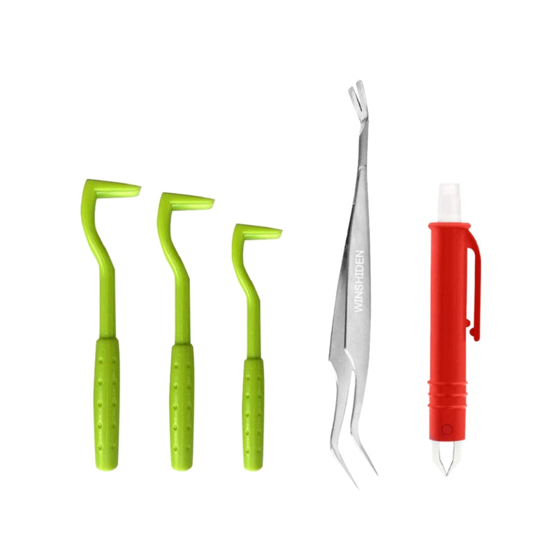 Pet Cleaning And Scratching Device Combination Suit Dog Anti-lice And Scratching Device Pet Anti-tick Hook Flea Clip