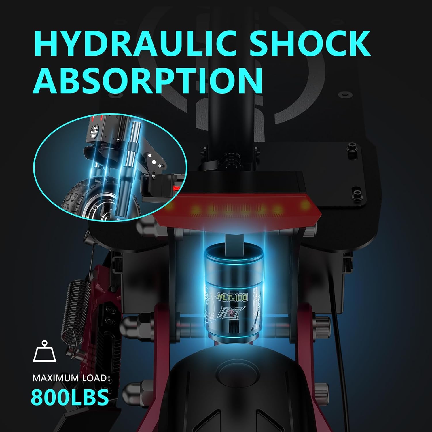 Electric Scooter for Adults Peak 5600W Dual Motor Up to 50MPH,Battery Range to 45Miles Fast Sports Escooter 11