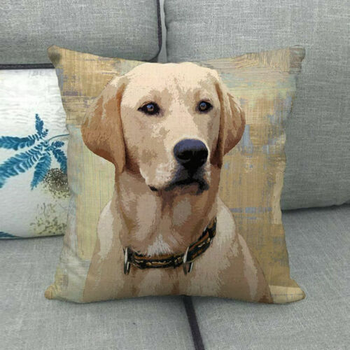 18 Pet Dog Puppy French Bulldog Throw Pillow Case Labrador Couch Cushion Cover