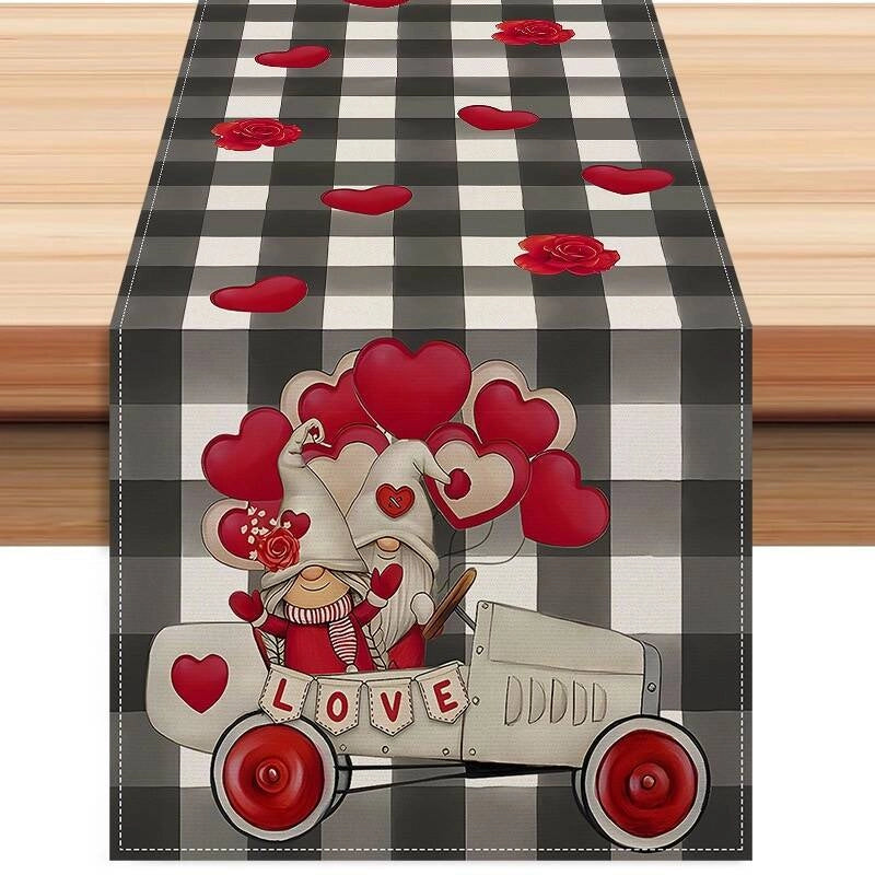 Valentine'S Day Casual Elegant Minimalist Letter Heart Shape Polyester Tablecloths