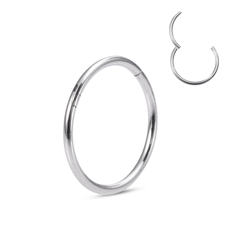 Minimalist Round Stainless Steel Plating Nose Ring