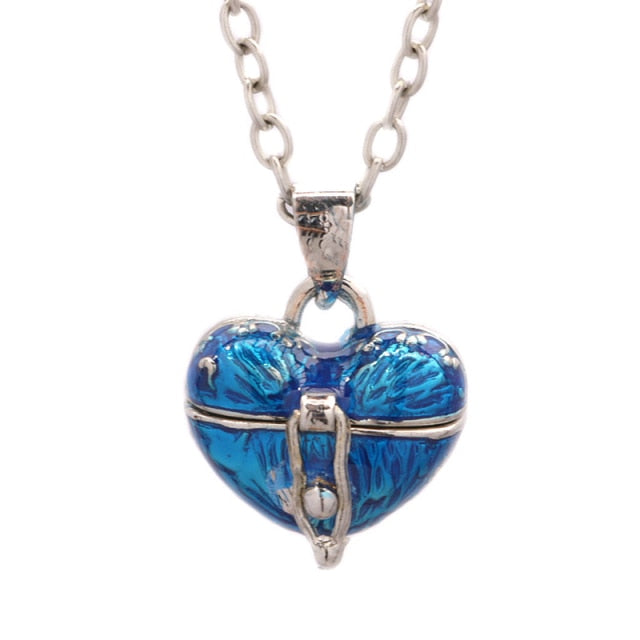 Heart Pill Case Necklace