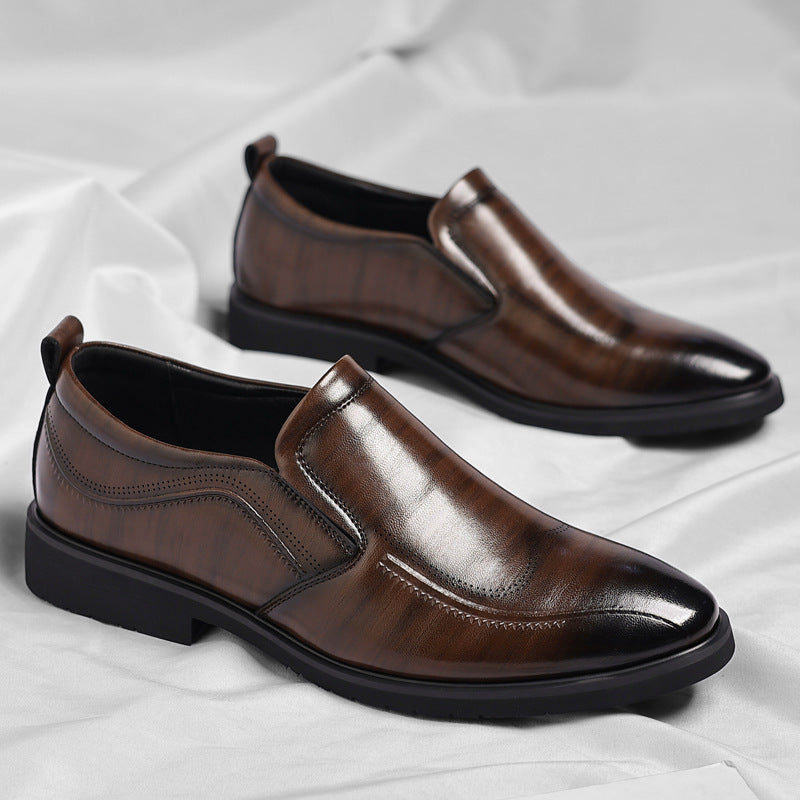 Men's Leather Hollow Breathable Casual Shoes