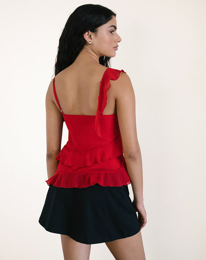 Irani Top in Red