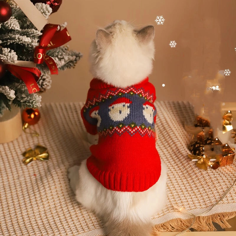 Minimalist Acrylic Christmas Santa Claus Pet Clothing