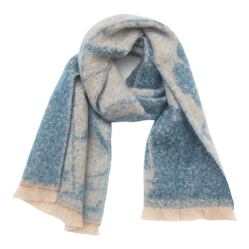Unisex Casual Minimalist Color Block Polyester Scarf