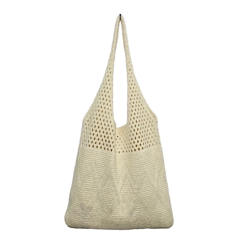 Women's Medium Polyester Solid Color Basic Square Open Shoulder Bag