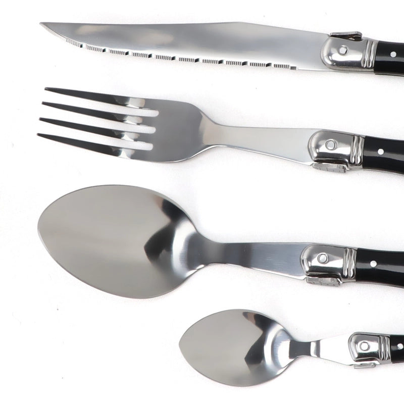 Spot Stainless Steel Tableware ABS Plastic Handle Western-style Knife And Fork Spoon Steak Knife Household Knife And Fork Soup Spoon