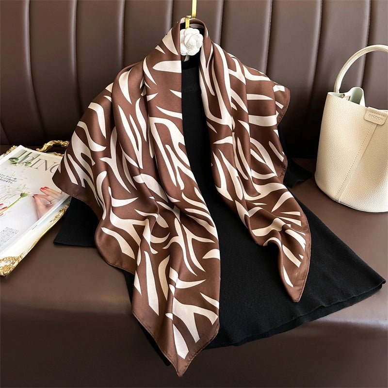 Women's Elegant Business Basic Twill Polyester Kerchief
