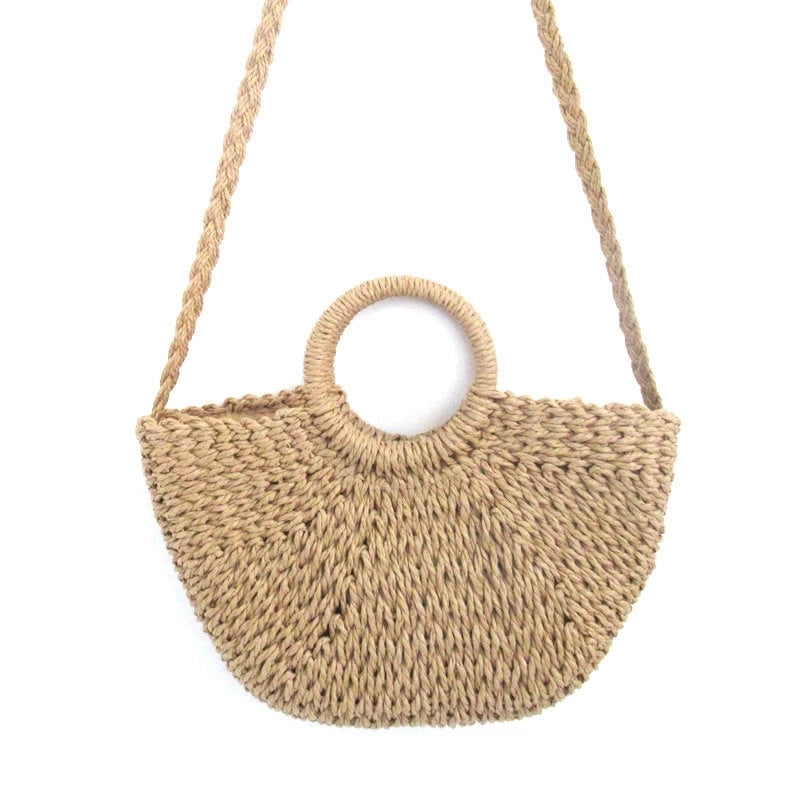 Women's Medium Straw Women's Handbag Straw Bag