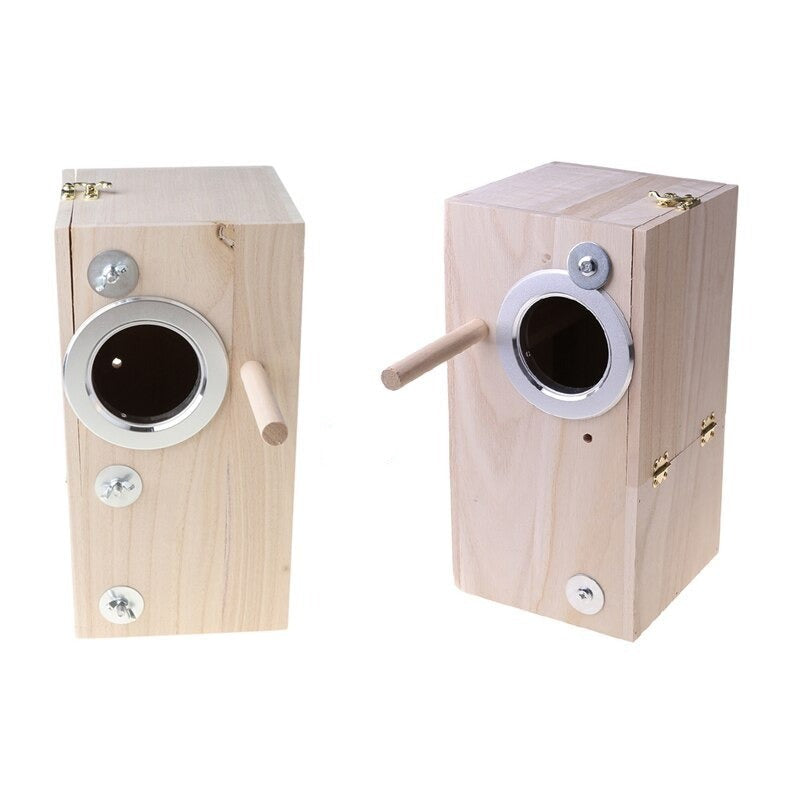 Wooden Bird Breeding Box