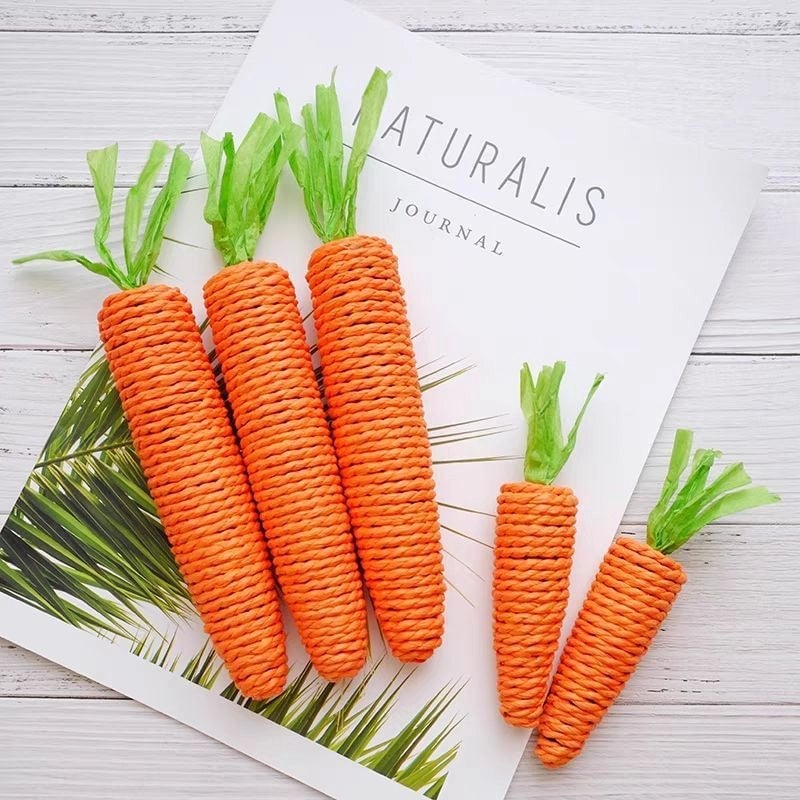 Cat Toy Radish Self-Hi Relieving Stuffy Artifact Molar Bite-resistant Sisal Funny Cat Supplies Funny Cat Stick