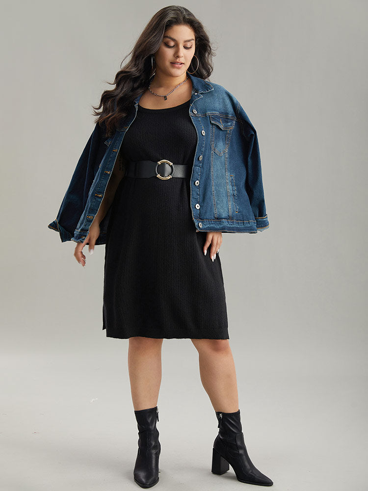 Supersoft Essentials Anti-Pilling Shoulderless  Sweater Dress
