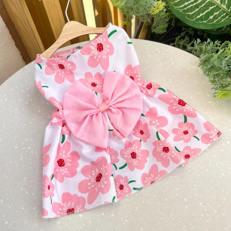 Princess Cute Polyester Bow Knot Pet Clothing