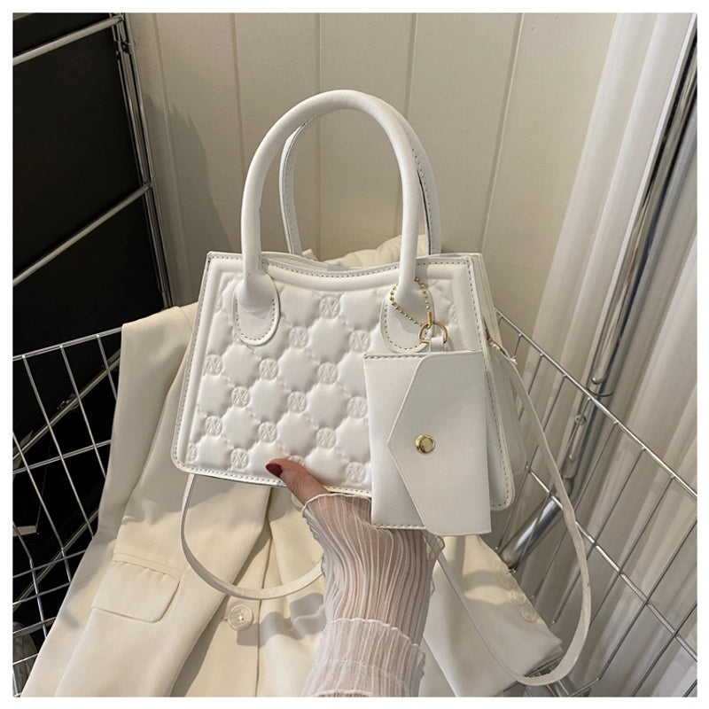 Women's Large Small Summer Pu Leather Solid Color Elegant Basic Classic Style Zipper Handbag