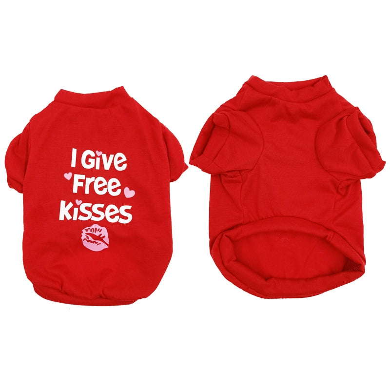 Pet Supplies Pet Clothes Dog Clothing Spring-summer New Type Pet Dog Clothes Vest T-shirt