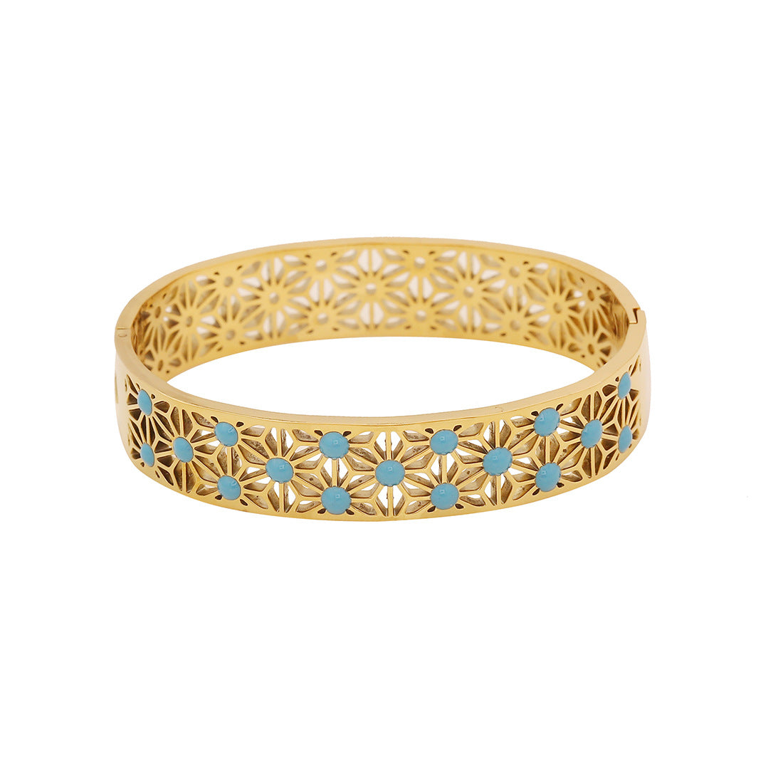 Vintage Retro Stainless Steel Electroplating Bangles