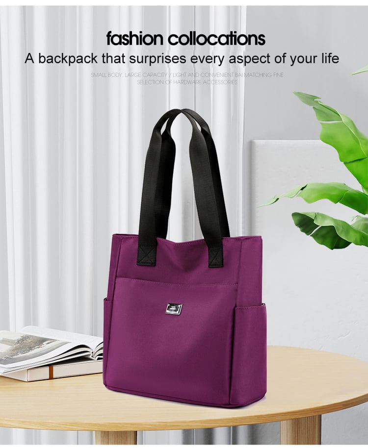 ⏰Hot Sale-2024 Large Capacity Waterproof Multi Pocket Nylon Shoulder Bag👜