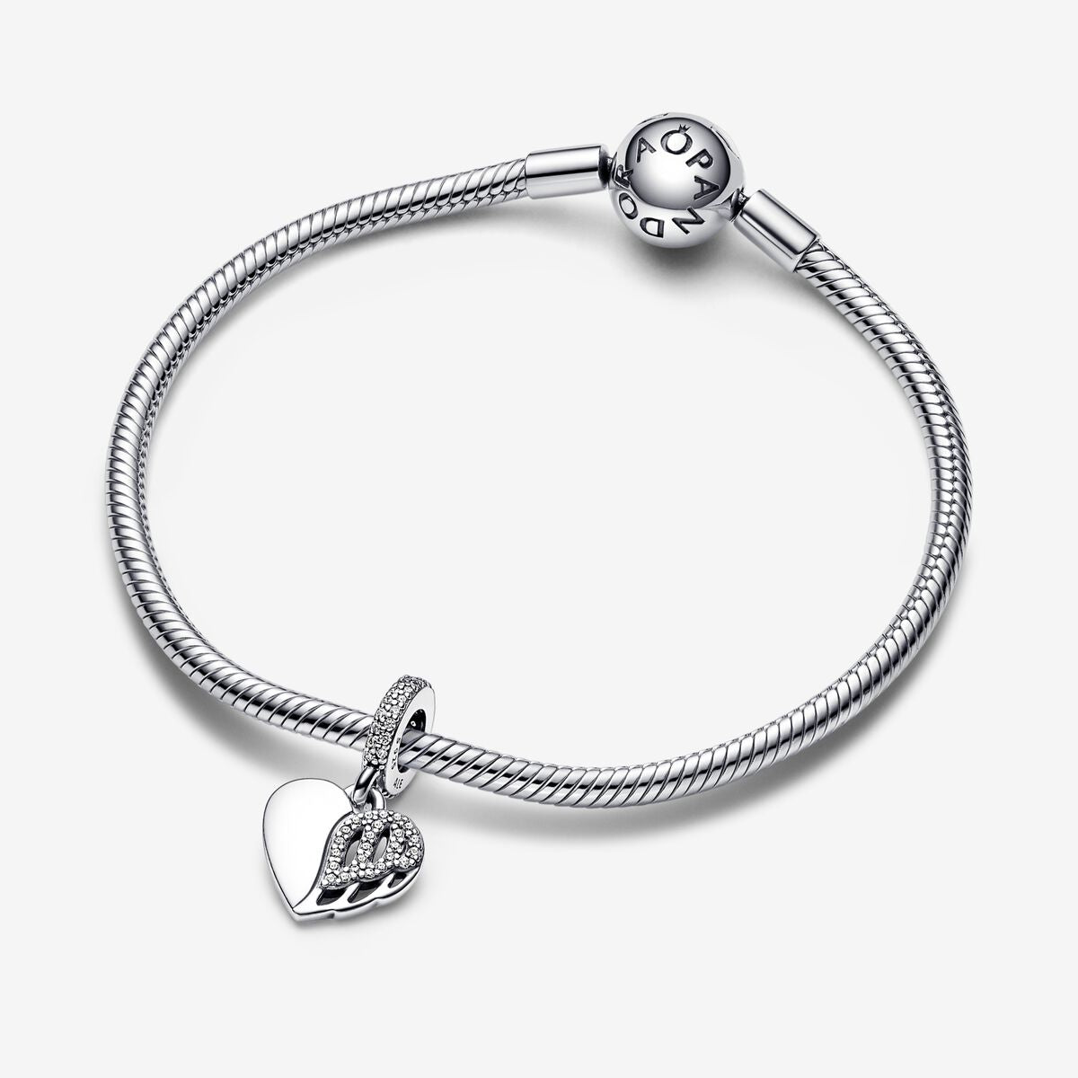 Heart & Angel Dangle Pandora Charm