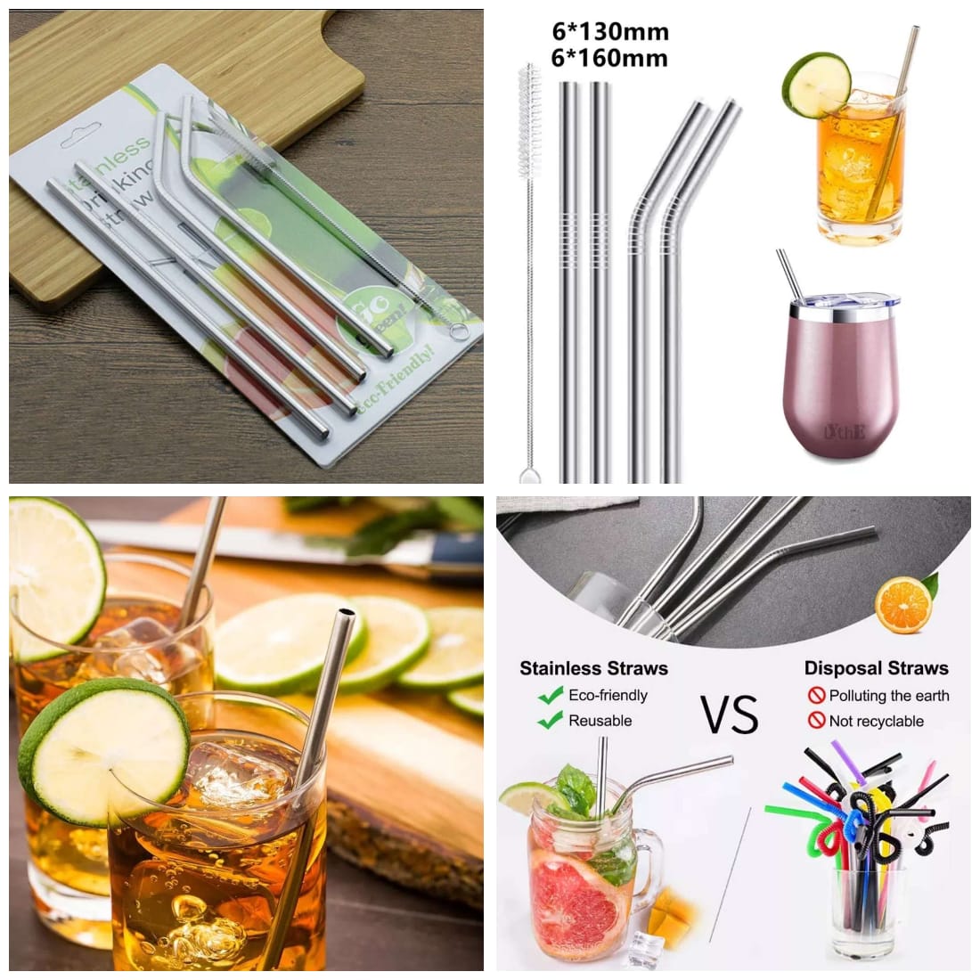 PACK OF 5 STRAW SET