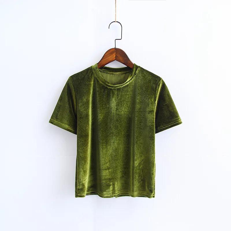Velvet Crop Tee