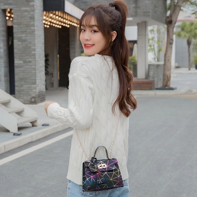 Women's Small All Seasons Pu Leather Fashion Square Bag