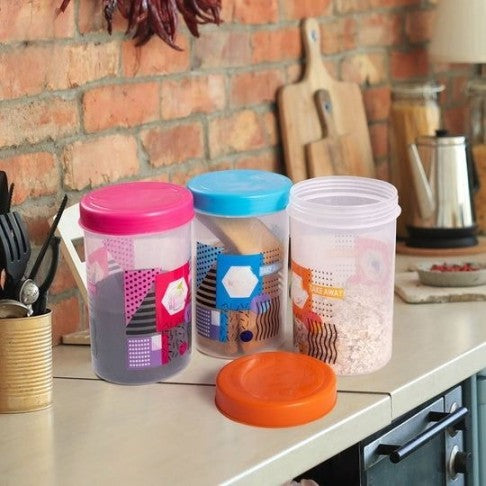 Pack Of 2 - Storage Food Jar