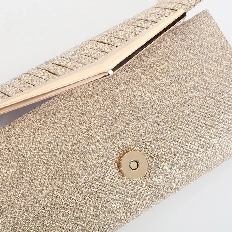Polyester Solid Color Square Evening Bags