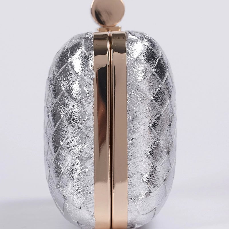 Pu Leather Solid Color Square Evening Bags