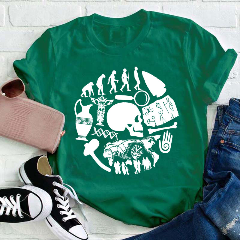 Elements Of Primitive Society  History Teacher T-Shirt