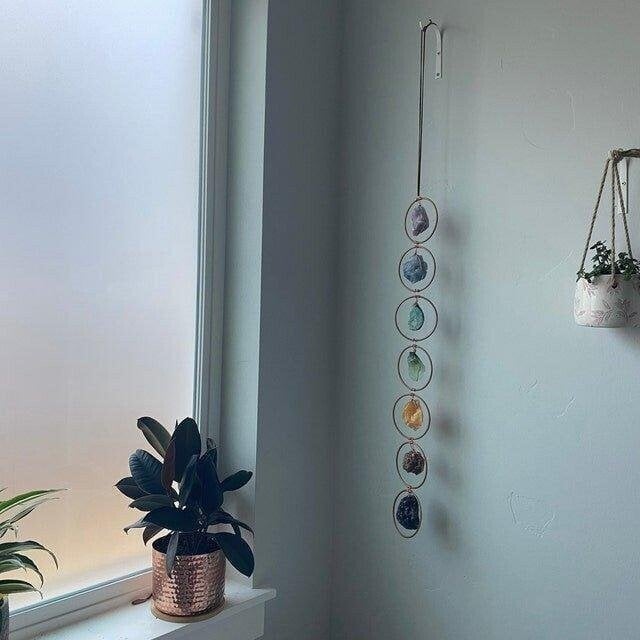 🔥Promotion 49%OFF🔥 Raw Crystal 7 Chakra Gemstone Wall Decor