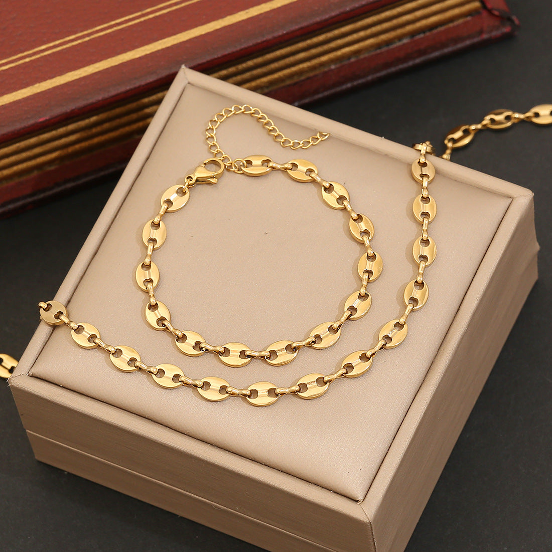 Expressive Heart Heart Stainless Steel Electroplating Necklaces