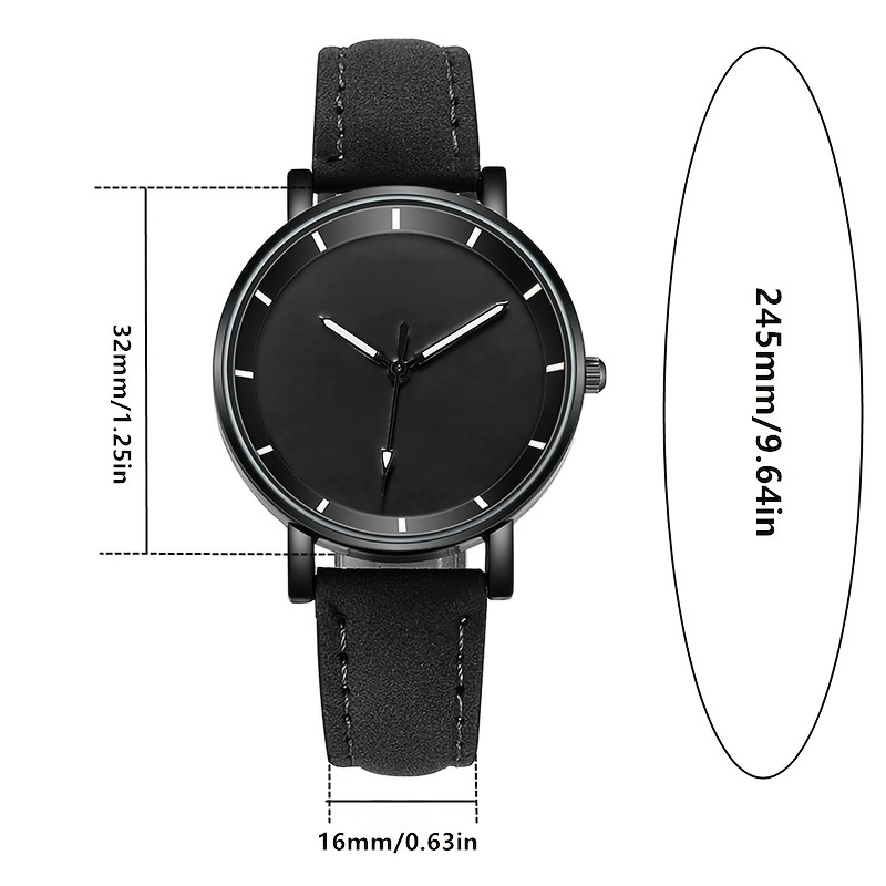 Stylish & Luminous Quartz Watch - Perfect for Women & Men Students!